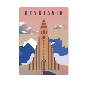 Reykjavik Iceland Souvenir Magnet